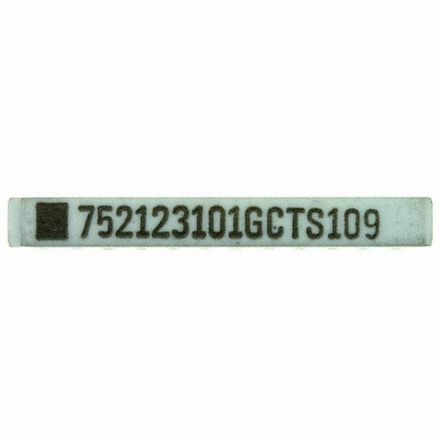752123101G RES ARRAY 6 RES 100 OHM 12SRT
