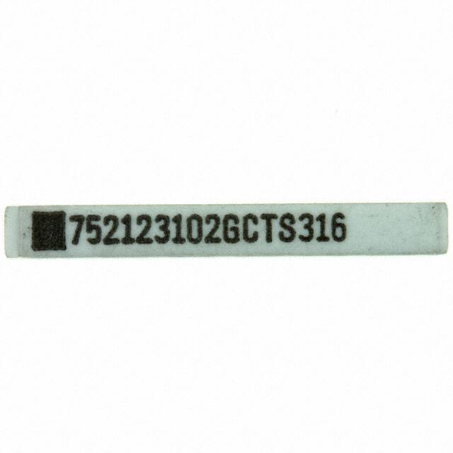 752123102G RES ARRAY 6 RES 1K OHM 12SRT