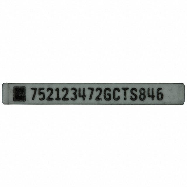 752123472G RES ARRAY 6 RES 4.7K OHM 12SRT