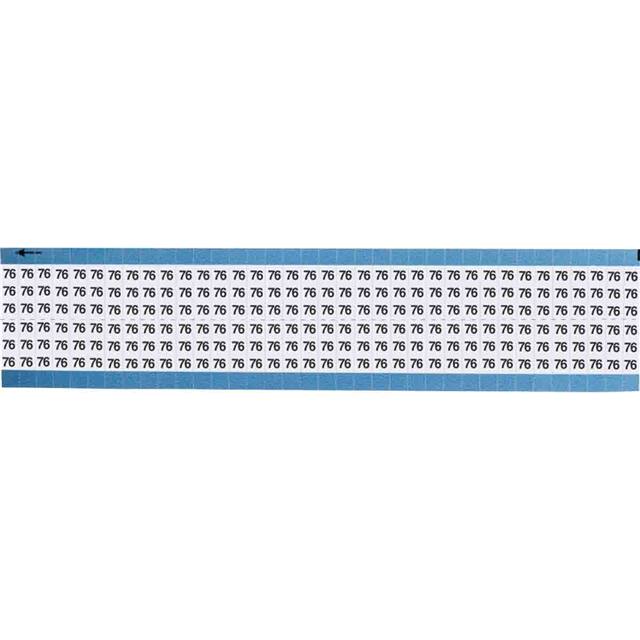 TWM-76-SC-PK WIRE MARKER, 0.75 IN H