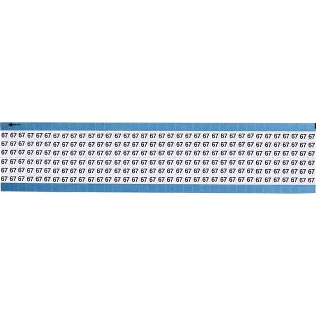TWM-67-SC-PK WIRE MARKER, 0.75 IN H