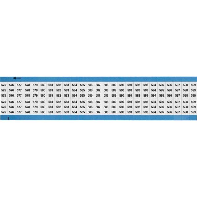 WM-575-599-SC-PK WIRE MARKER, 0.75 IN H