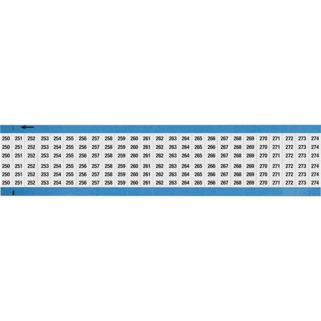 WM-250-274-SC-PK WIRE MARKER, 0.75 IN H