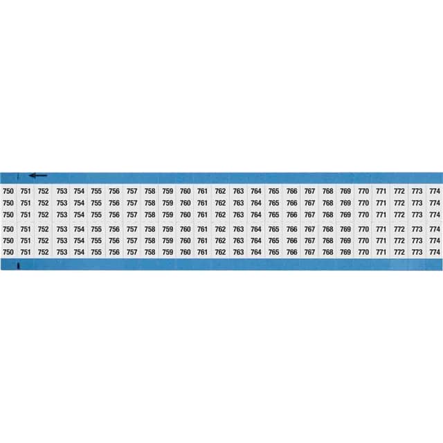 WM-750-774-SC-PK WIRE MARKER, 0.75 IN H