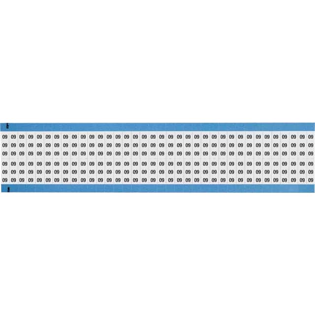 WM-09-S-SC-PK WIRE MARKER, 0.75 IN H