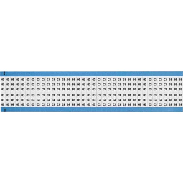 WM-03-S-SC-PK WIRE MARKER, 0.75 IN H