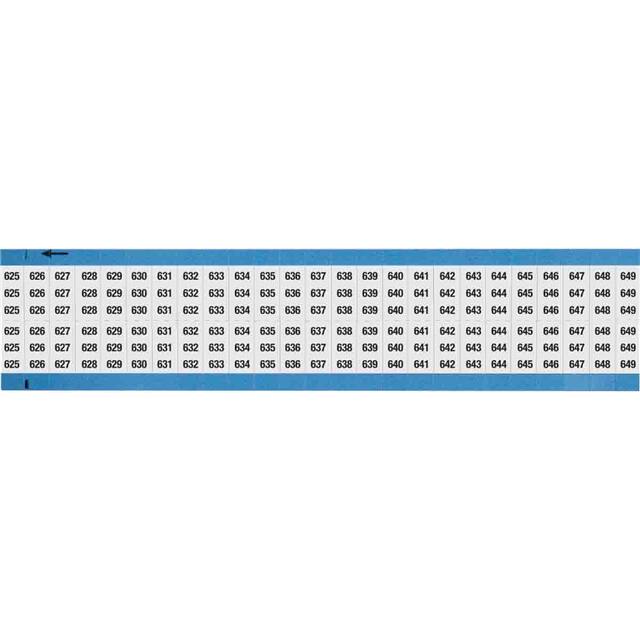 WM-625-649-SC-PK WIRE MARKER, 0.75 IN H