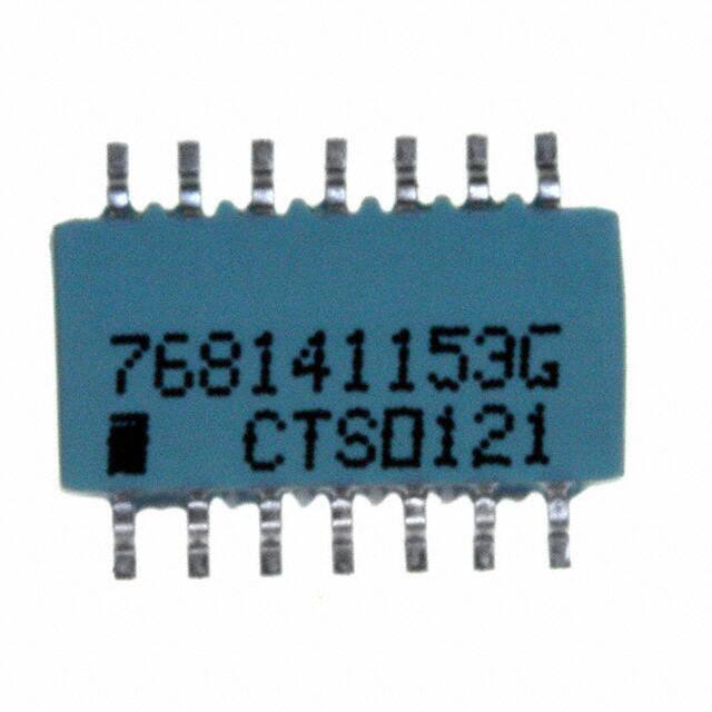 768141153G RES ARRAY 13 RES 15K OHM 14SOIC