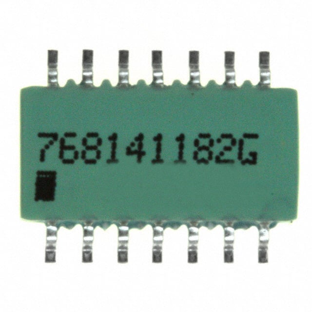 768141182G RES ARRAY 13 RES 1.8K OHM 14SOIC