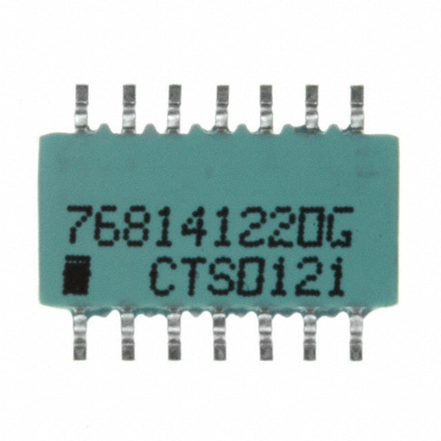 768141220G RES ARRAY 13 RES 22 OHM 14SOIC