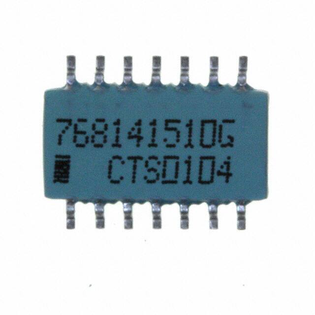 768141510G RES ARRAY 13 RES 51 OHM 14SOIC
