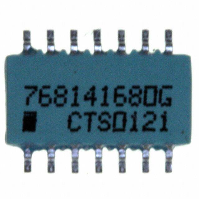 768141680G RES ARRAY 13 RES 68 OHM 14SOIC