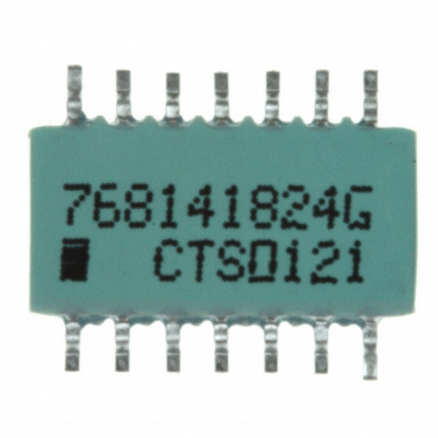 768141824G RES ARRAY 13 RES 820K OHM 14SOIC