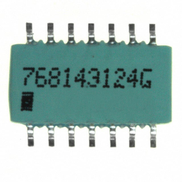 768143124G RES ARRAY 7 RES 120K OHM 14SOIC