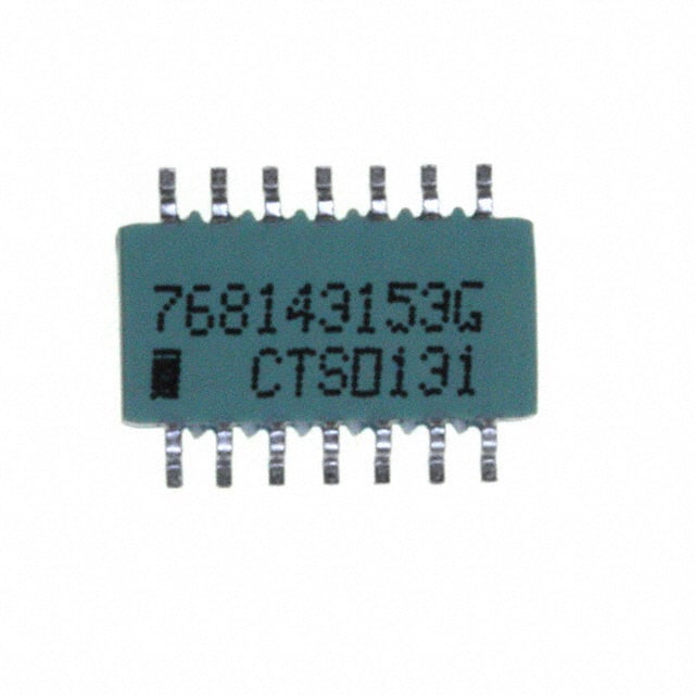 768143153G RES ARRAY 7 RES 15K OHM 14SOIC