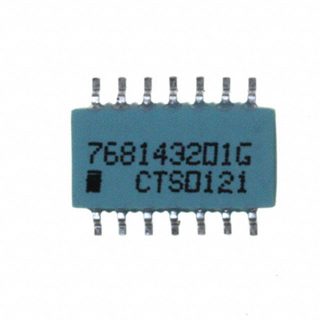 768143201G RES ARRAY 7 RES 200 OHM 14SOIC