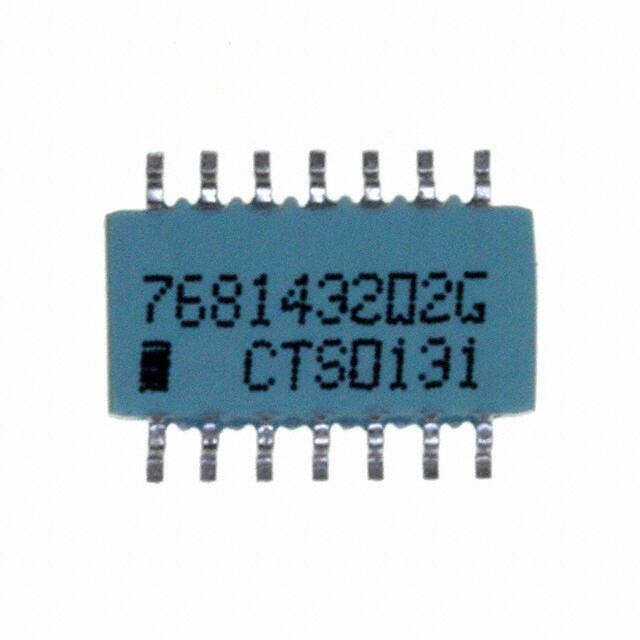 768143202G RES ARRAY 7 RES 2K OHM 14SOIC