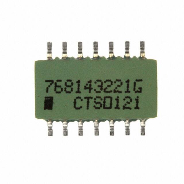 768143221G RES ARRAY 7 RES 220 OHM 14SOIC