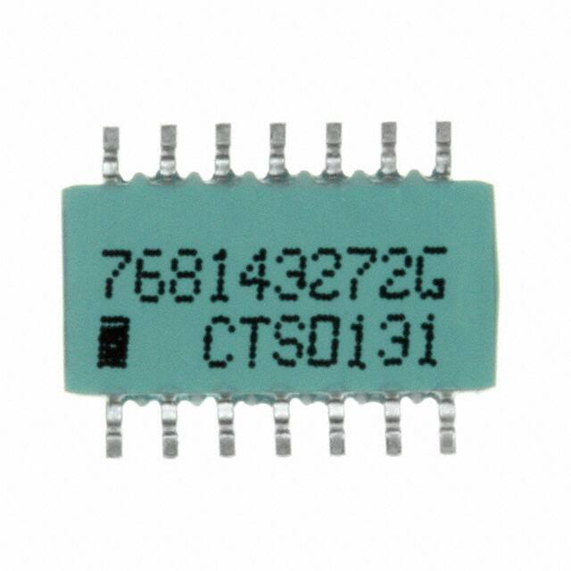 768143272G RES ARRAY 7 RES 2.7K OHM 14SOIC