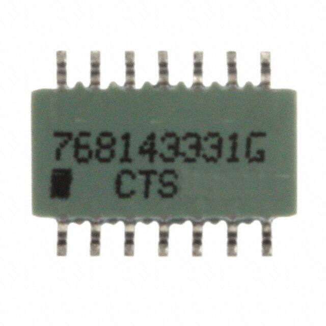 768143331G RES ARRAY 7 RES 330 OHM 14SOIC