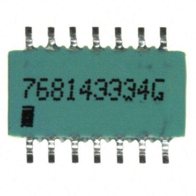 768143334G RES ARRAY 7 RES 330K OHM 14SOIC