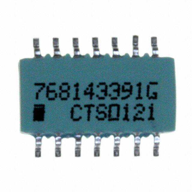 768143391G RES ARRAY 7 RES 390 OHM 14SOIC