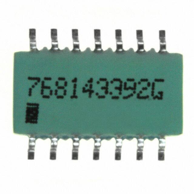 768143392G RES ARRAY 7 RES 3.9K OHM 14SOIC