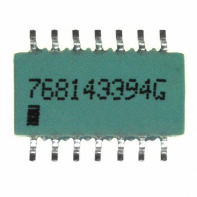 768143394G RES ARRAY 7 RES 390K OHM 14SOIC