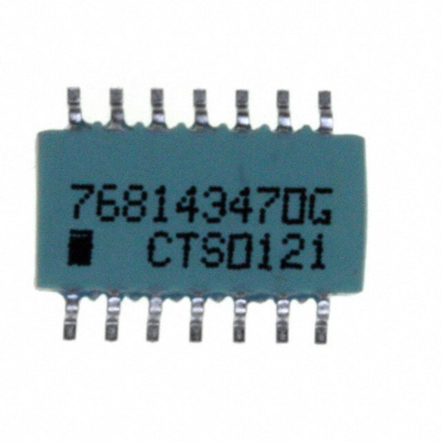 768143470G RES ARRAY 7 RES 47 OHM 14SOIC