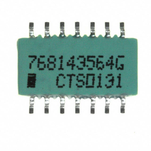768143564G RES ARRAY 7 RES 560K OHM 14SOIC