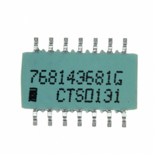 768143681G RES ARRAY 7 RES 680 OHM 14SOIC