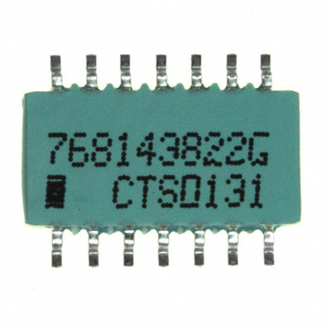 768143822G RES ARRAY 7 RES 8.2K OHM 14SOIC
