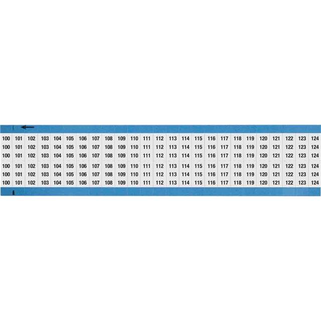 WM-100-124-SC-PK WIRE MARKER, 0.75 IN H