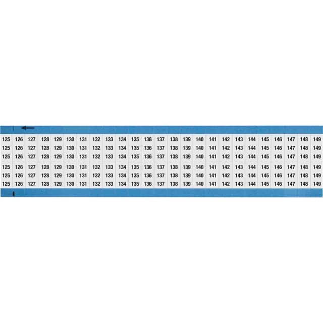 WM-125-149-SC-PK WIRE MARKER, 0.75 IN H