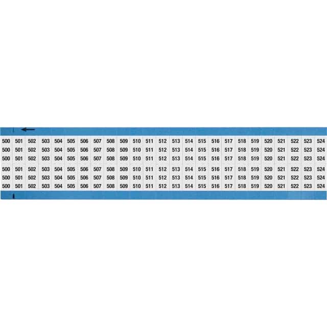 WM-500-524-SC-PK WIRE MARKER, 0.75 IN H