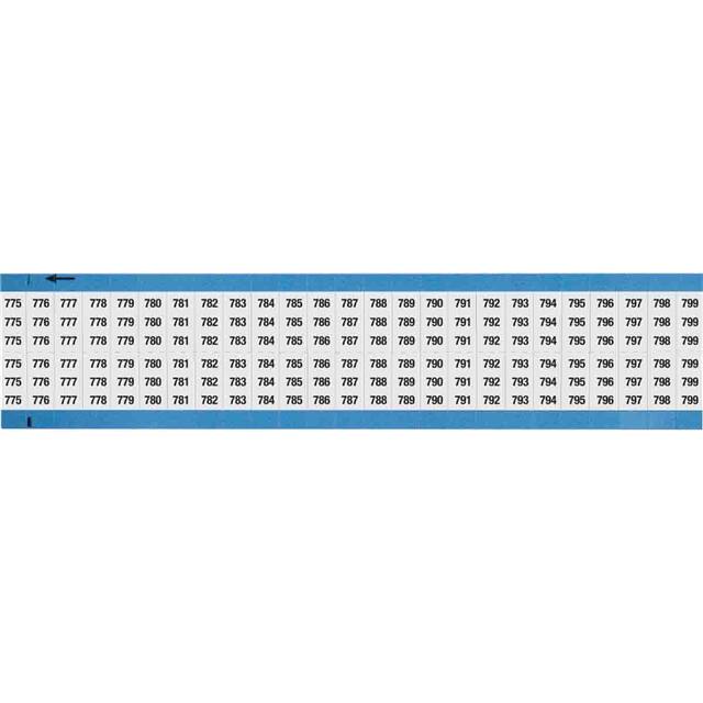 WM-775-799-SC-PK WIRE MARKER, 0.75 IN H