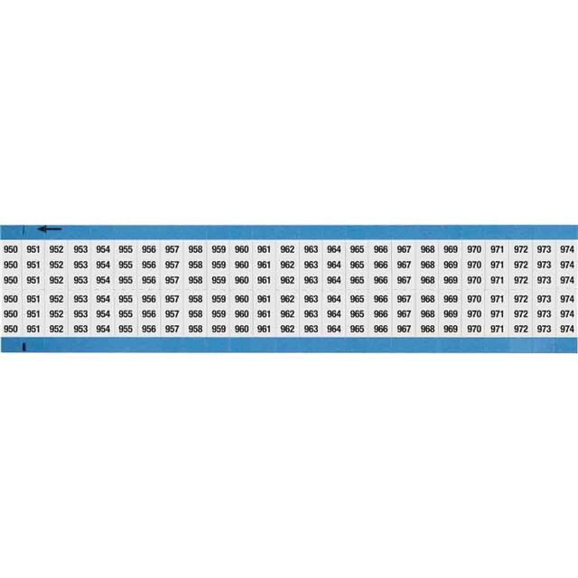 WM-950-974-SC-PK WIRE MARKER, 0.75 IN H