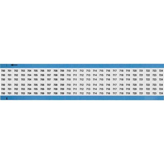 WM-700-724-SC-PK WIRE MARKER, 0.75 IN H