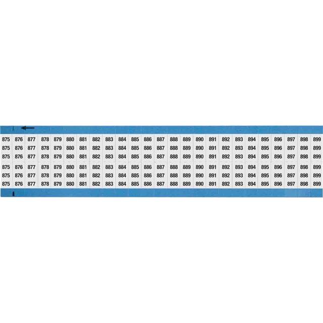 WM-875-899-SC-PK WIRE MARKER, 0.75 IN H