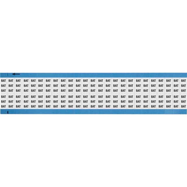 WM-BAT-SC-PK WIRE MARKER, 0.75 IN H