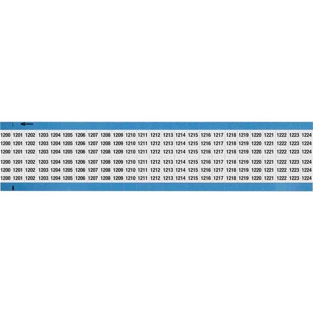 WM-1200-1224-SC-PK WIRE MARKER, 0.75 IN H