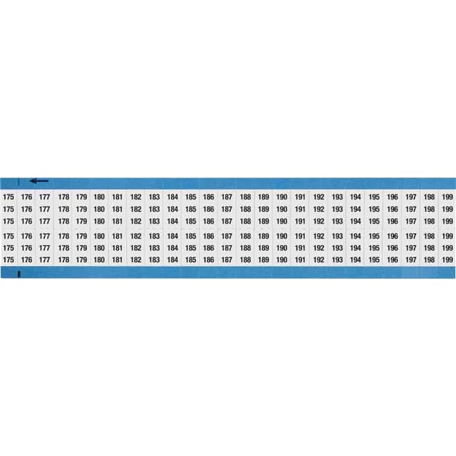 WM-175-199-SC-PK WIRE MARKER, 0.75 IN H
