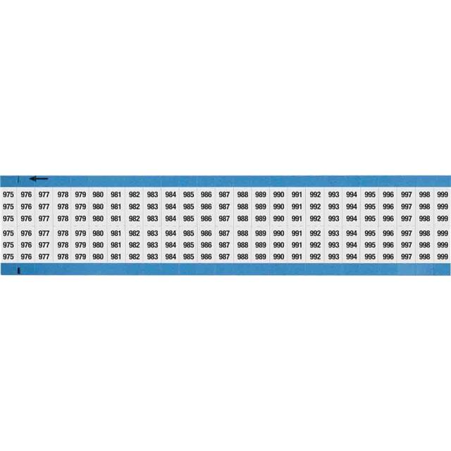 WM-975-999-SC-PK WIRE MARKER, 0.75 IN H