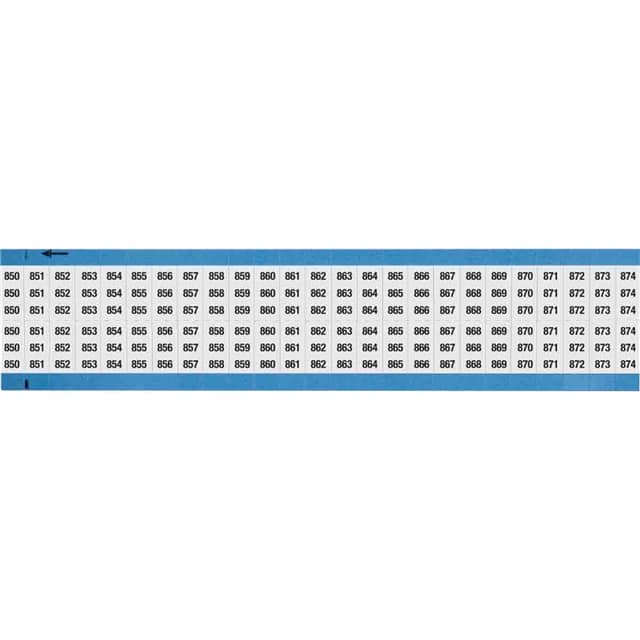 WM-850-874-SC-PK WIRE MARKER, 0.75 IN H