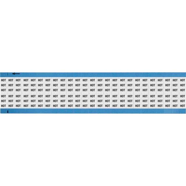 WM-HOT-SC-PK WIRE MARKER, 0.75 IN H