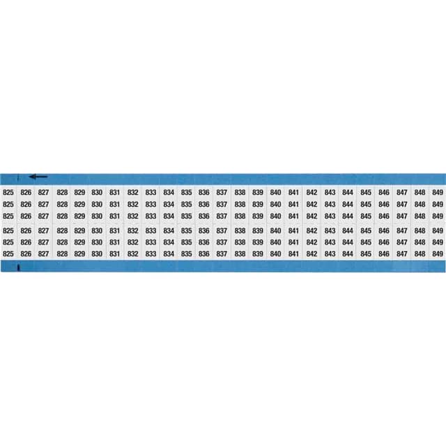 WM-825-849-SC-PK WIRE MARKER, 0.75 IN H