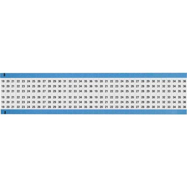WM-19-36-SC-PK WIRE MARKER, 0.75 IN H