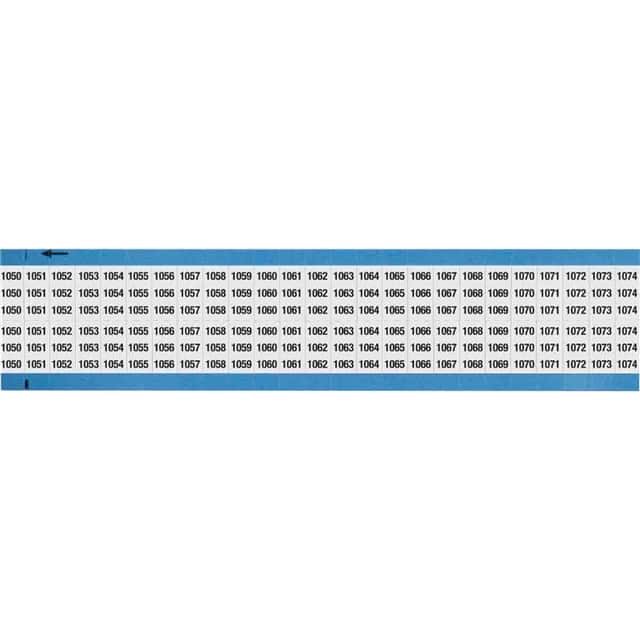 WM-1050-1074-SC-PK WIRE MARKER, 0.75 IN H