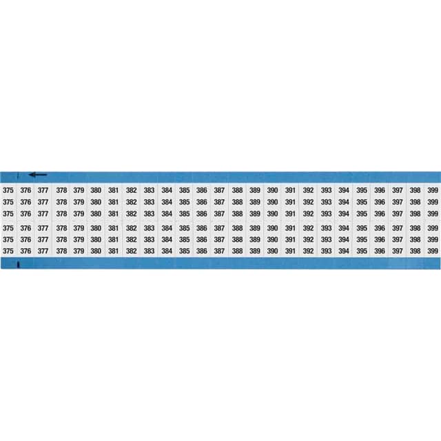 WM-375-399-SC-PK WIRE MARKER, 0.75 IN H