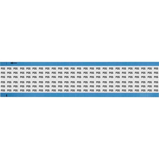 WM-POS-SC-PK WIRE MARKER, 0.75 IN H